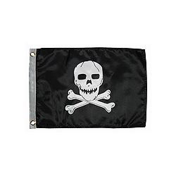 Taylor Made Jolly Roger Flag 12" x 18"